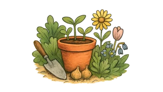 Planting service illustration